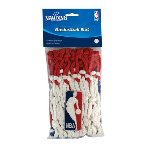 Spalding Heavy Duty Basketball Net Red/White/Blue 3 Pack 
